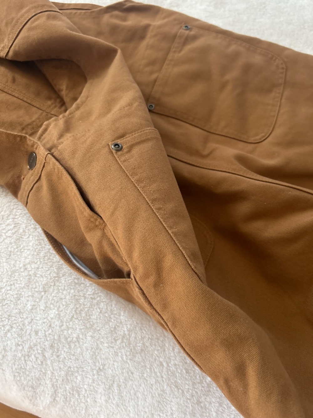Boys Carhartt Quilted Bib Overalls - Picture 6 of 7
